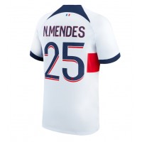 Paris Saint-Germain Nuno Mendes #25 Auswärtstrikot 2023-24 Kurzarm